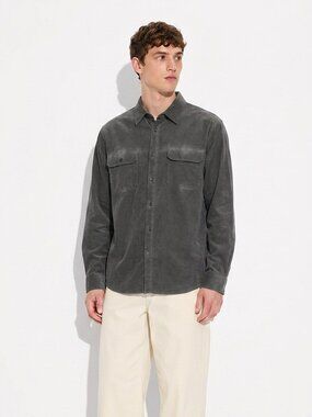 Calvin Klein Grey Long Sleeve Men's Shirt